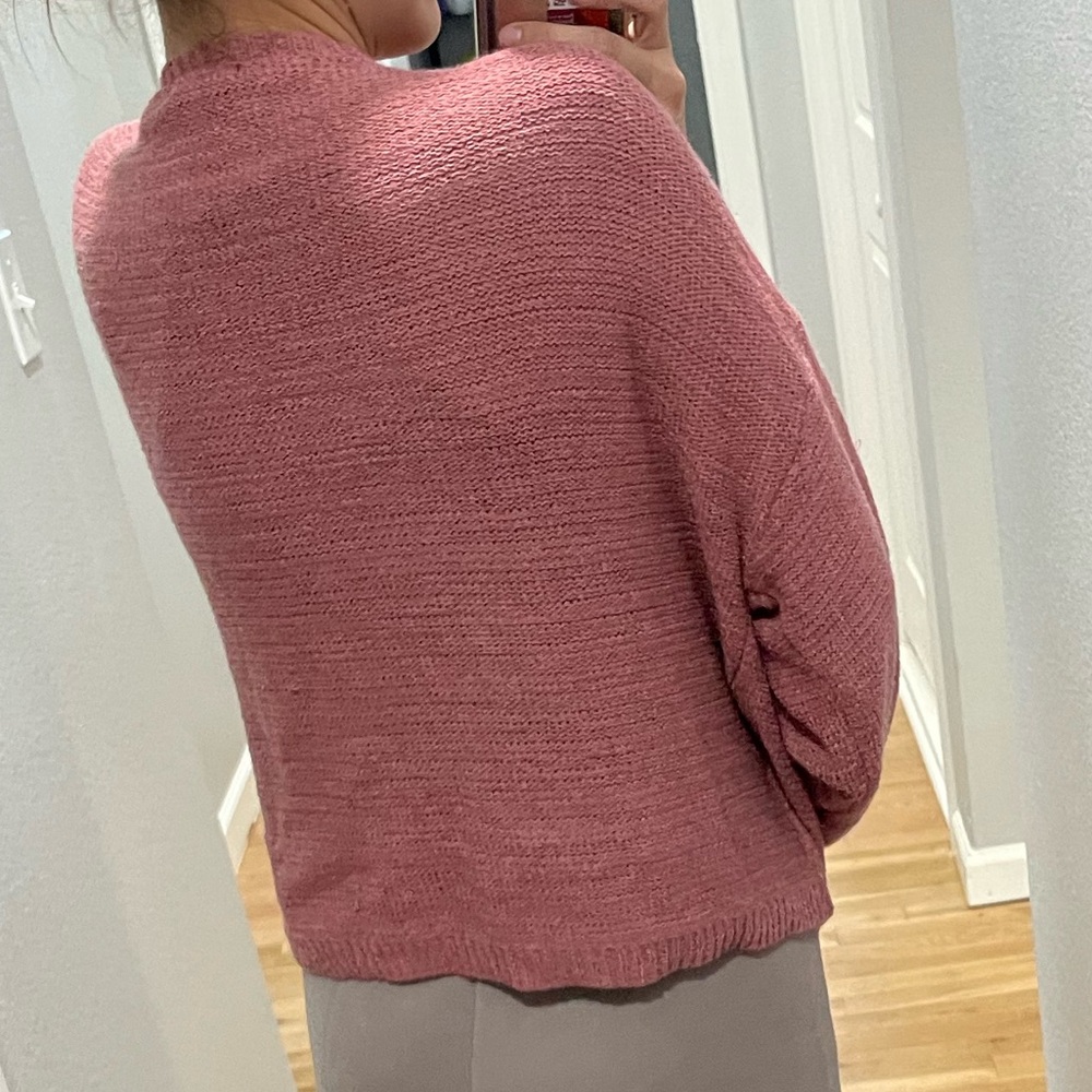 Pink Knit Cardigan - Picture 2 of 5
